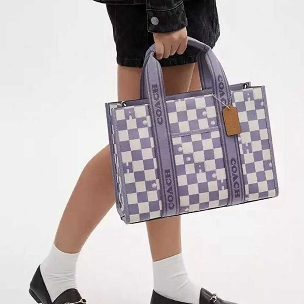 Coach Smith Tote with Checkerboard Print - image 6