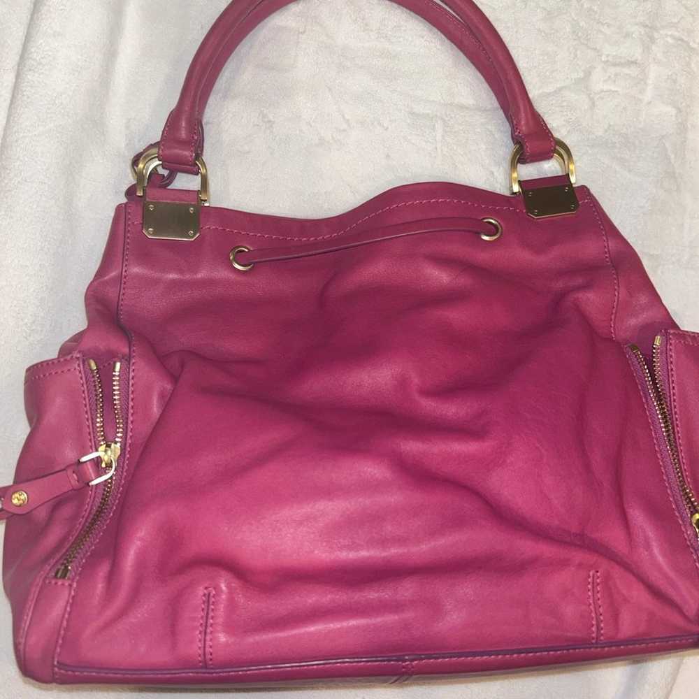 Like New Cole Haan Pink Large Purse - image 2