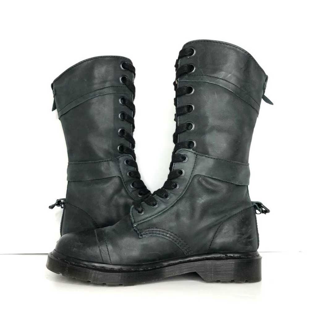 Dr. Martens Leather biker boots - image 5