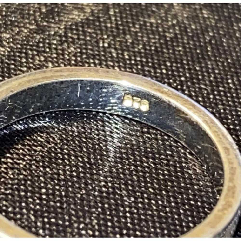 Non Signé / Unsigned Silver ring - image 10