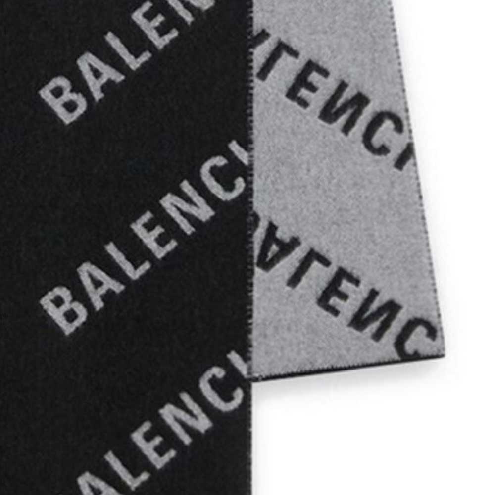 Balenciaga Wool scarf - image 3
