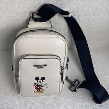 Coach Disney X Coach Track Pack 14 With Mickey Mou