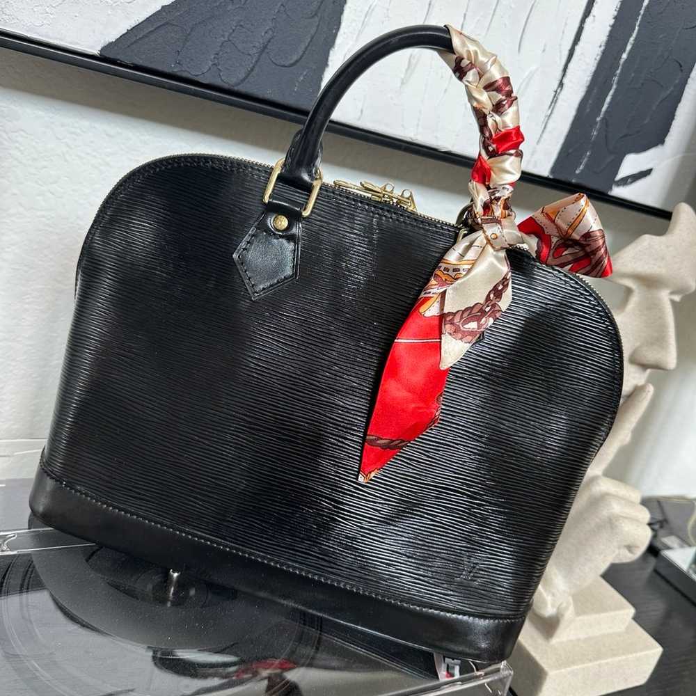 Louis Vuitton Alma PM Epi Black Handbag - image 1