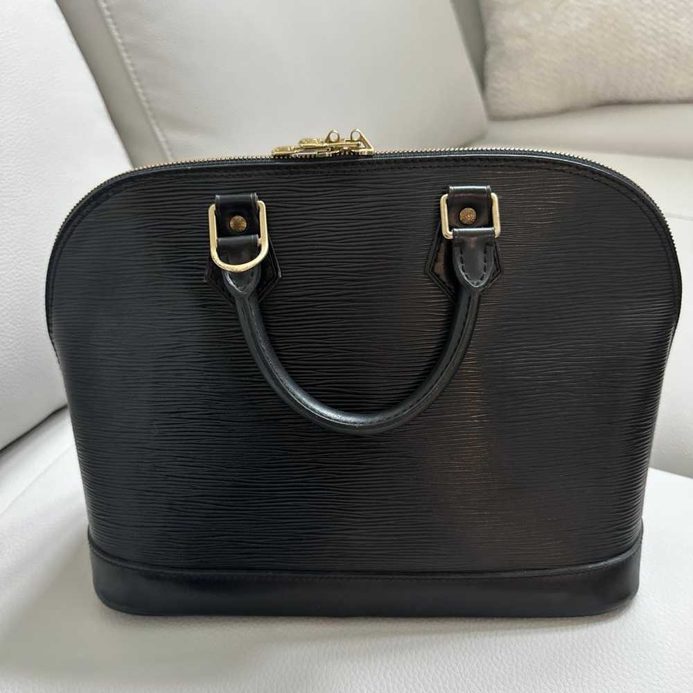 Louis Vuitton Alma PM Epi Black Handbag - image 3