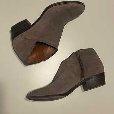 Lucky Brand Taupe Booties Size 8.5 - image 1