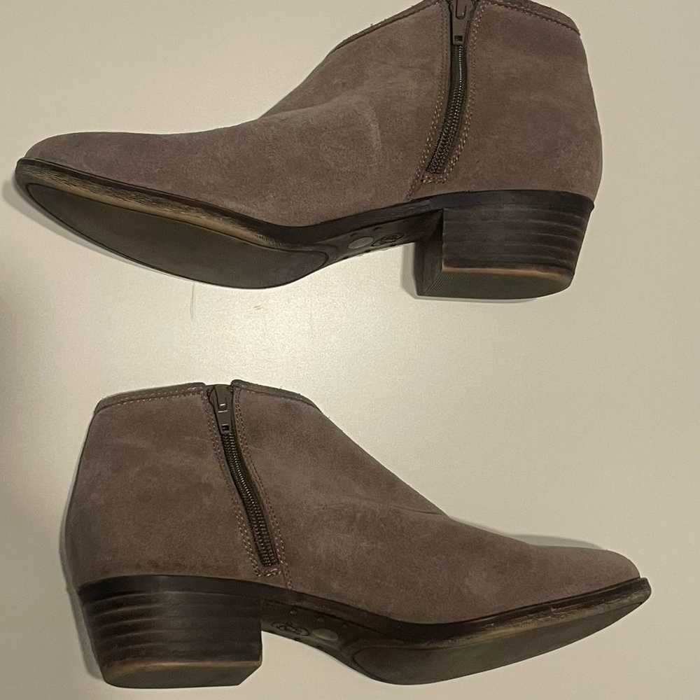 Lucky Brand Taupe Booties Size 8.5 - image 2