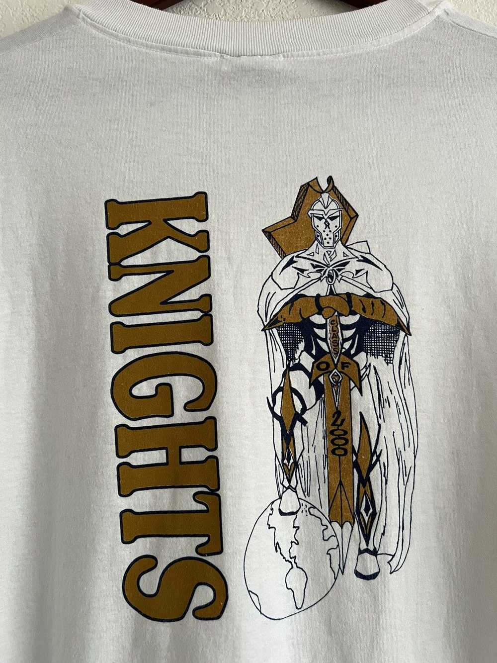 Hanes × Vintage Vtg 2000 Knights Highschool Hanes… - image 9