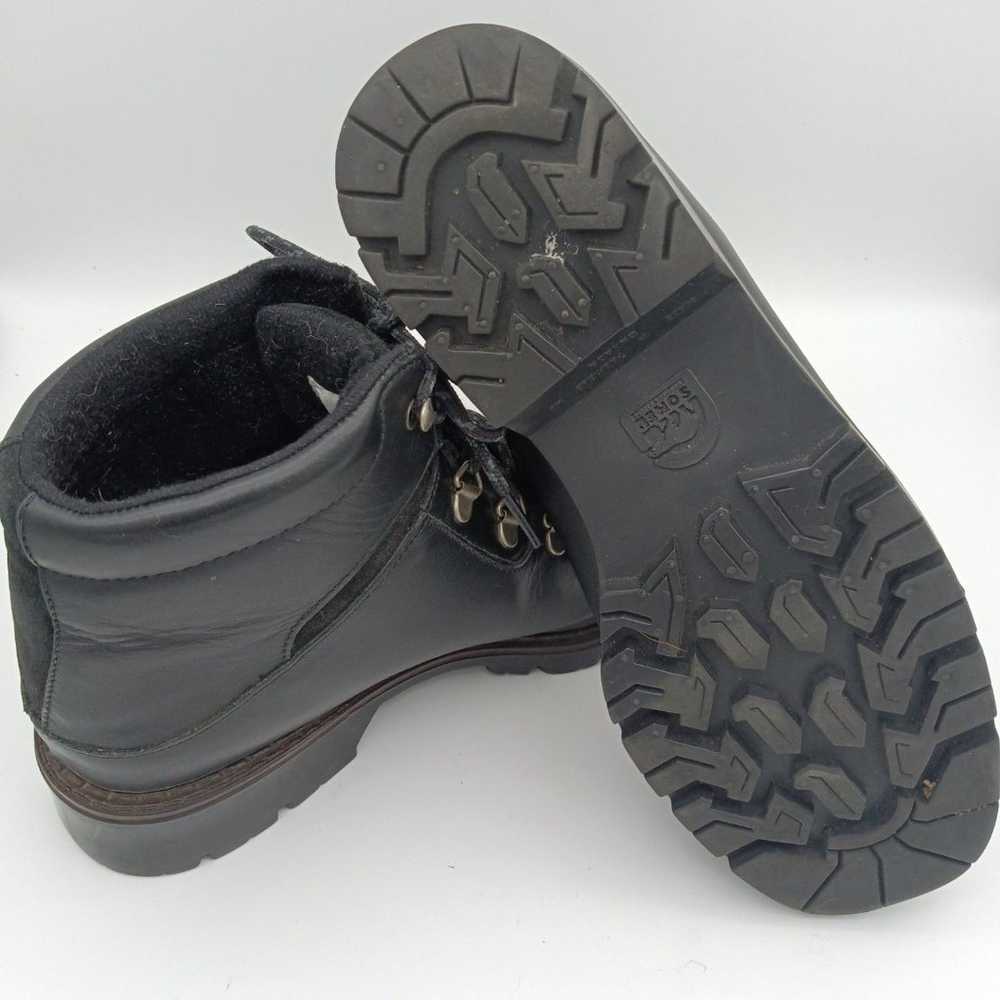 Sorel Vintage black leather hiking boot sz. 8.5 w… - image 5