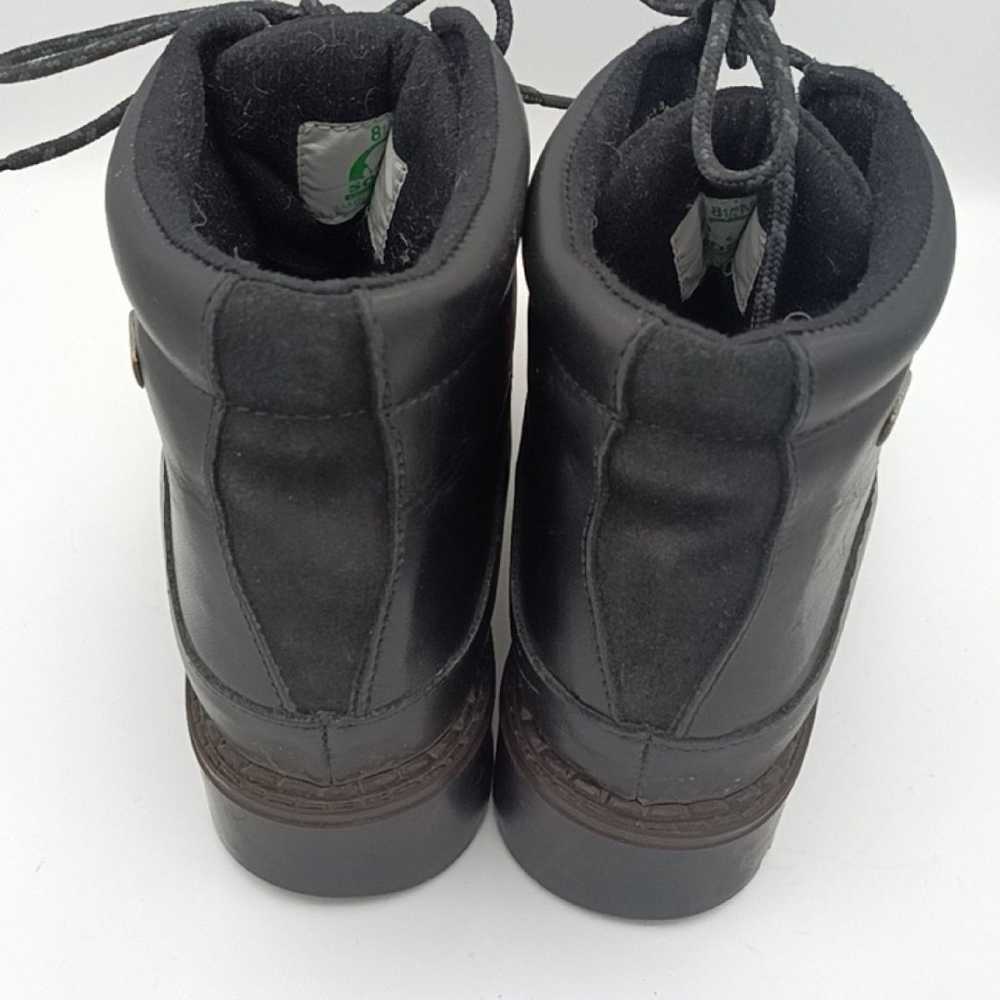 Sorel Vintage black leather hiking boot sz. 8.5 w… - image 7