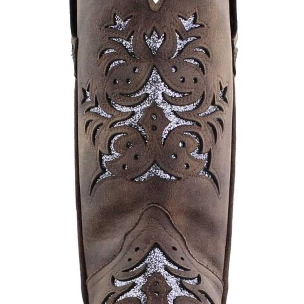 Roper Ladies Kennedy Square Toe Brown Boots - image 3