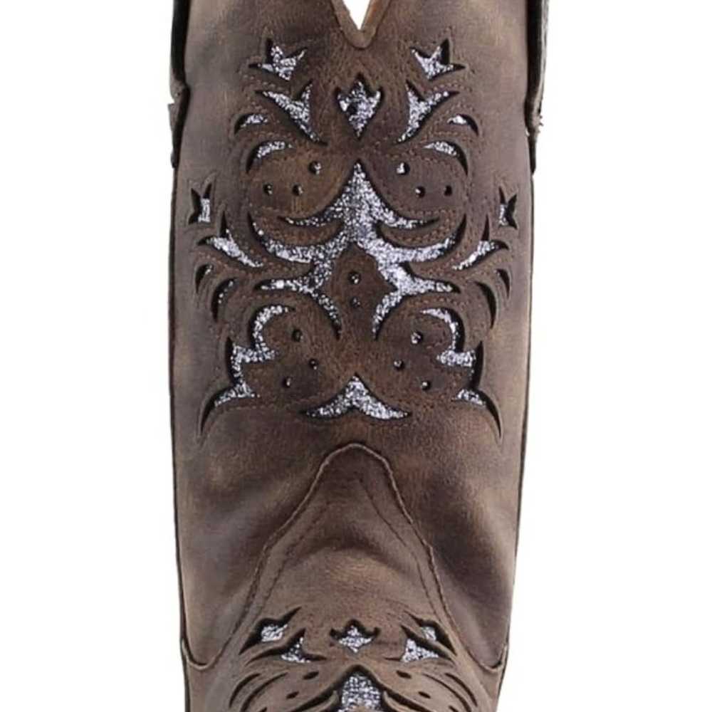 Roper Ladies Kennedy Square Toe Brown Boots - image 5