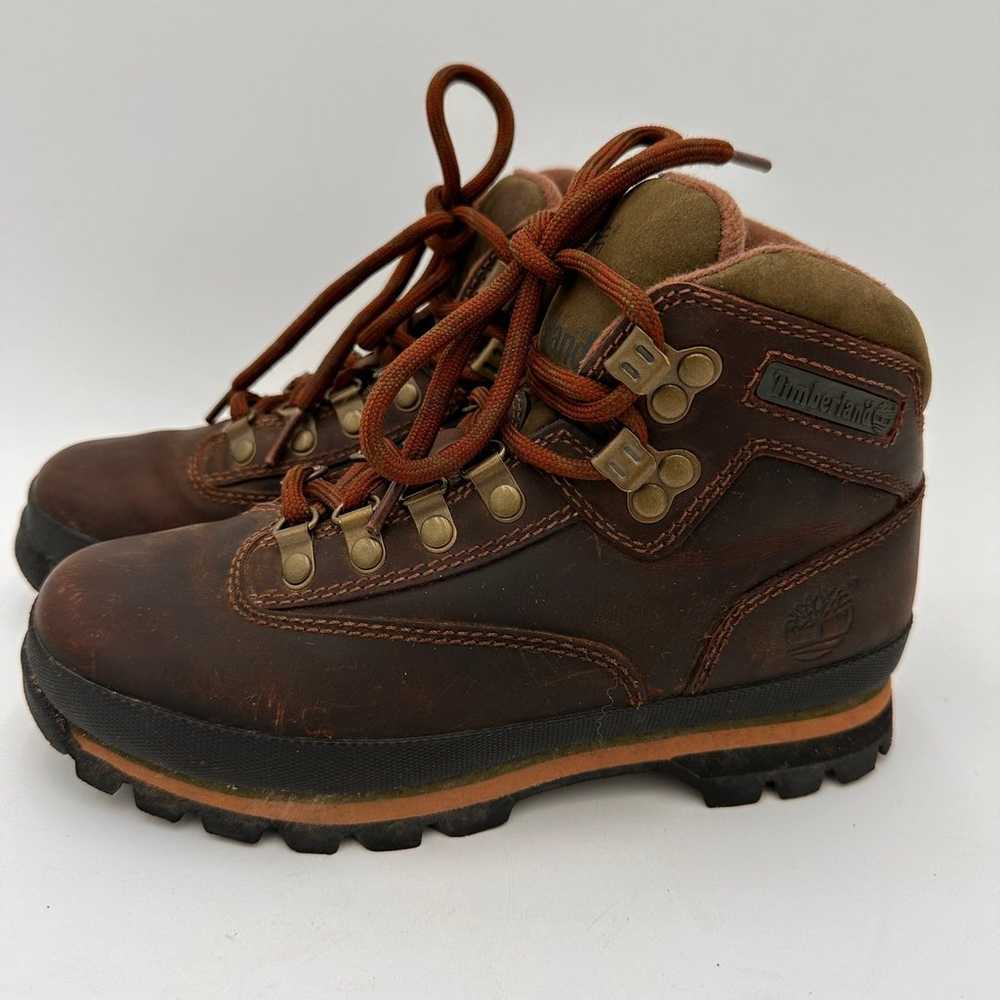 Timberland Women's Brown Leather Euro Hiking Hike… - image 5