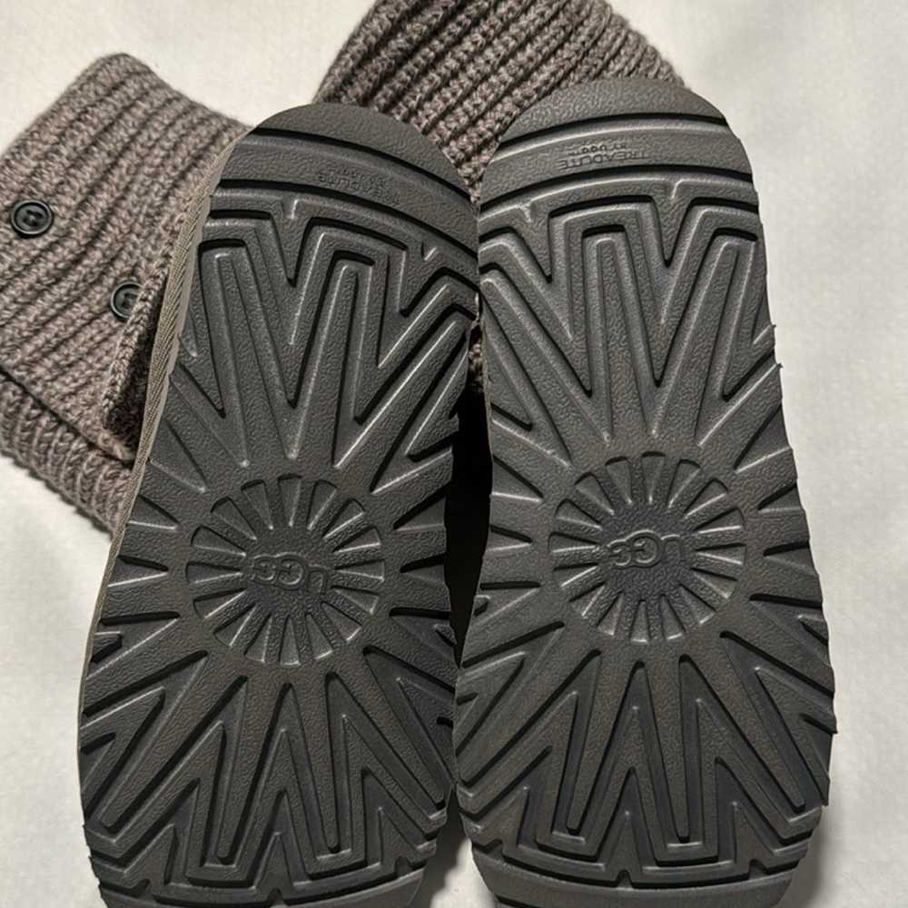 Ugg Sweater Boots Womens 6 Gray Cardy - image 6