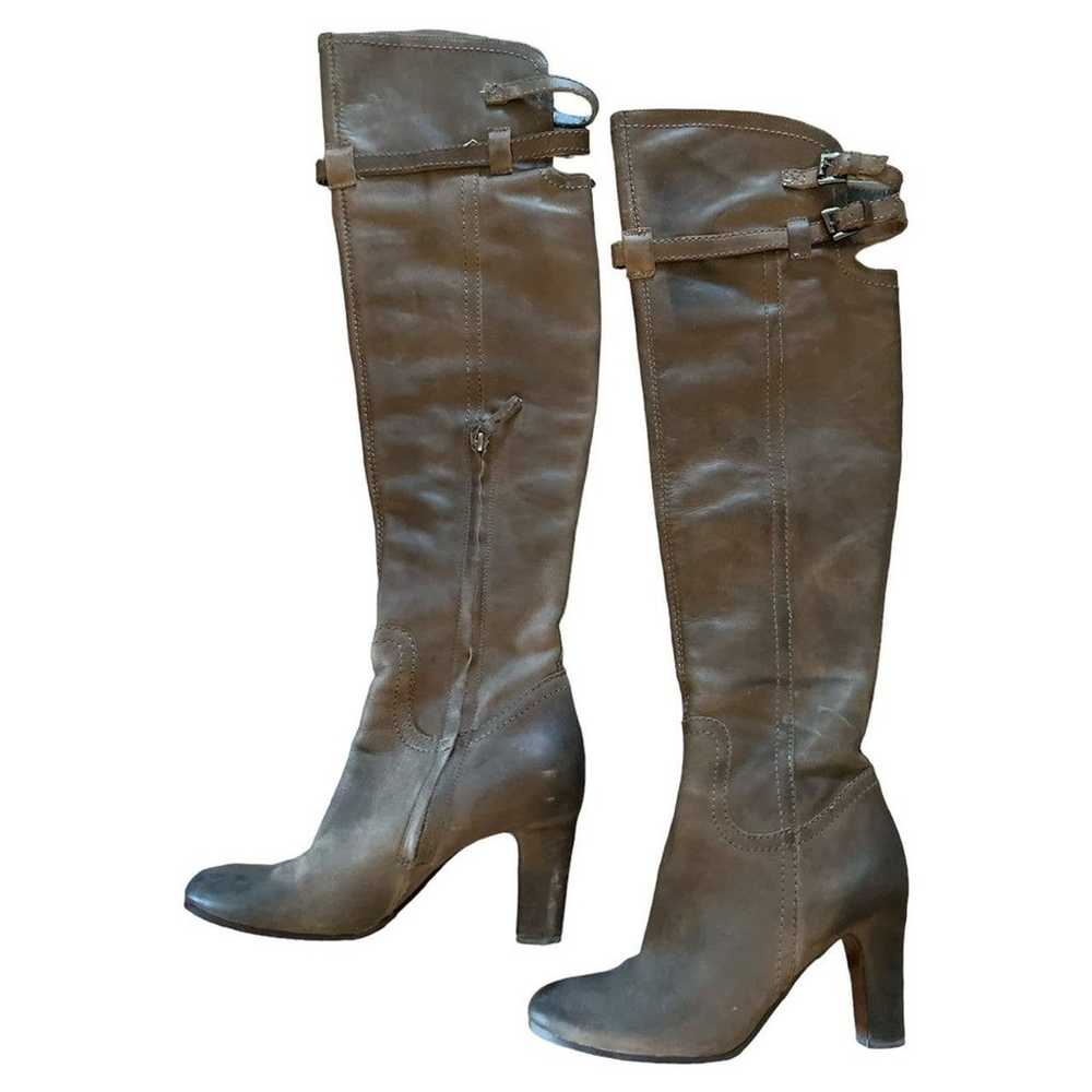 Sam Edelman Sutton TAUPE Over the Knee Leather Bo… - image 2