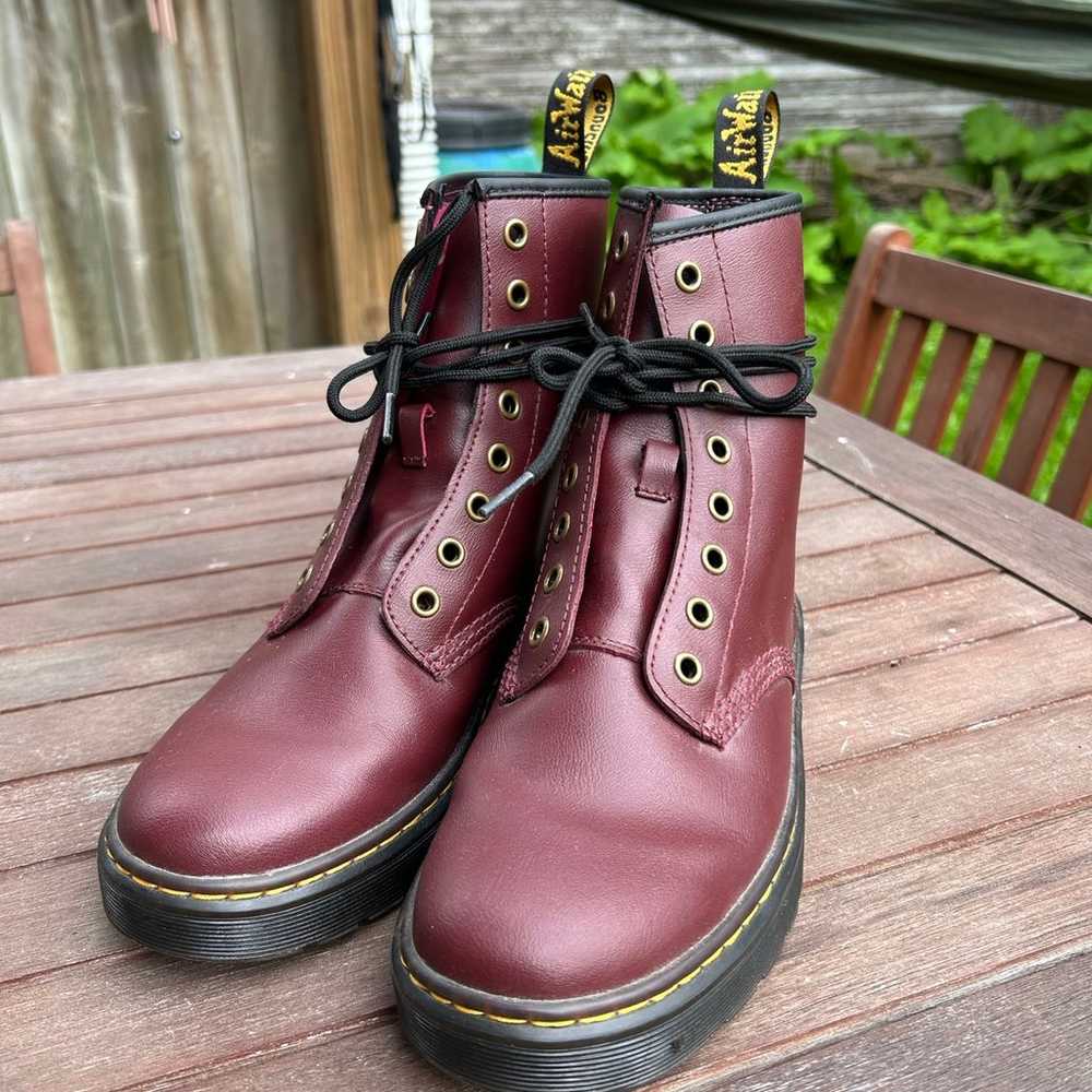 Dr. Martens Cherry Red Boots US 7 - image 1