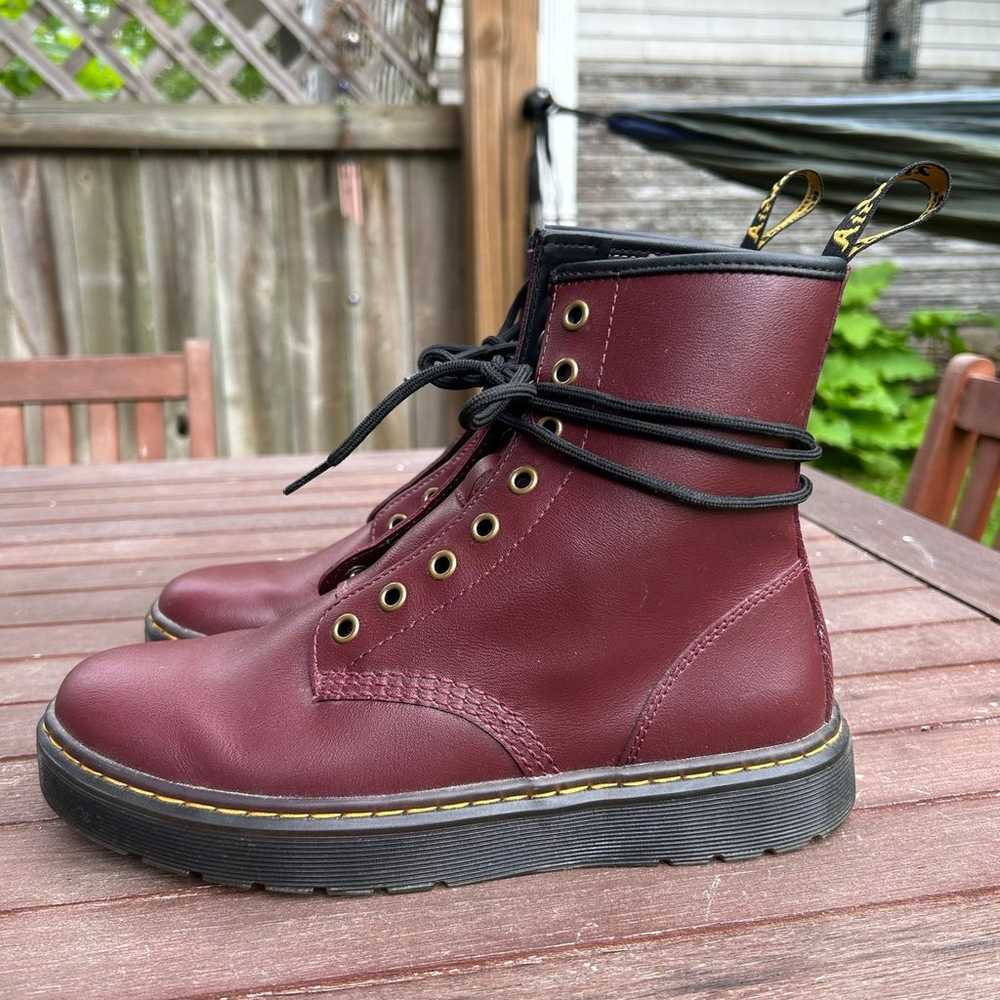 Dr. Martens Cherry Red Boots US 7 - image 2