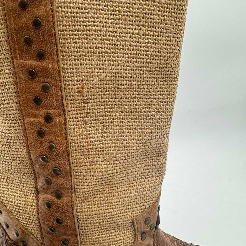 Corral Women’s Western Cowboy Boots Snake Skin Si… - image 5