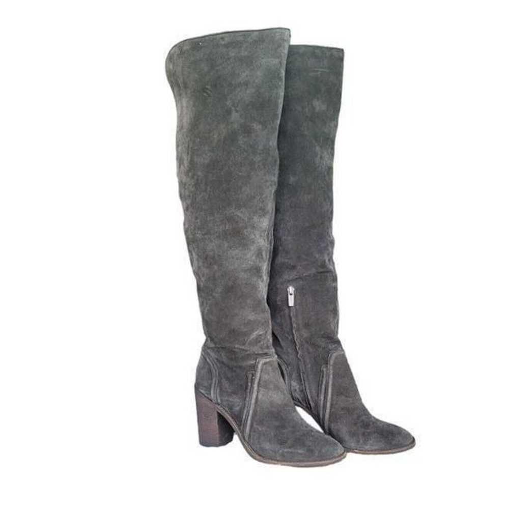 Vince Camuto MELAYA Over the Knee Grey Suede Boot… - image 1