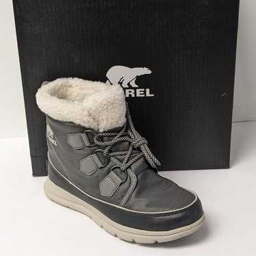 Sorel Explorer Carnival Winter Boot, Grey, Women'… - image 1