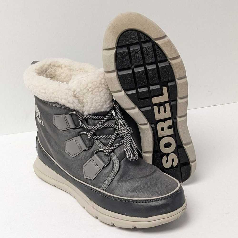 Sorel Explorer Carnival Winter Boot, Grey, Women'… - image 2