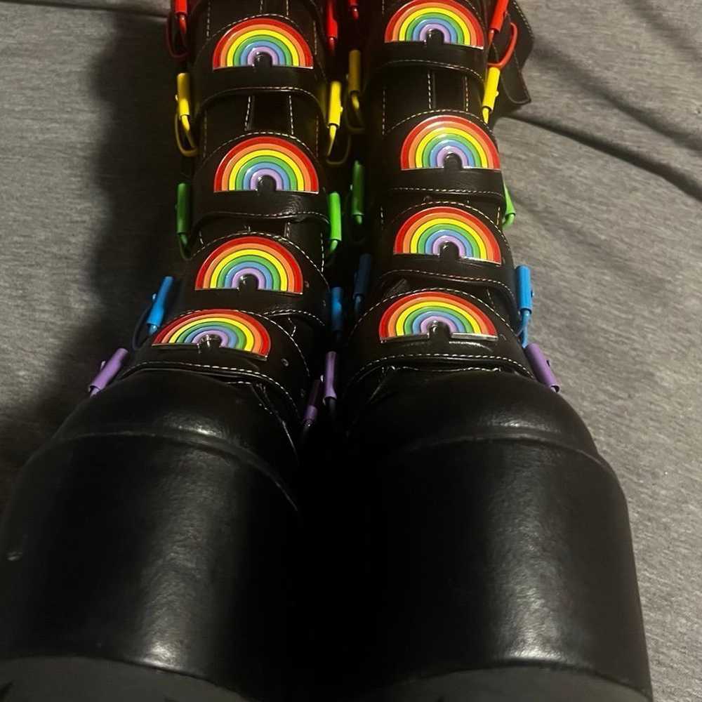 YRU rainbow boots - image 1