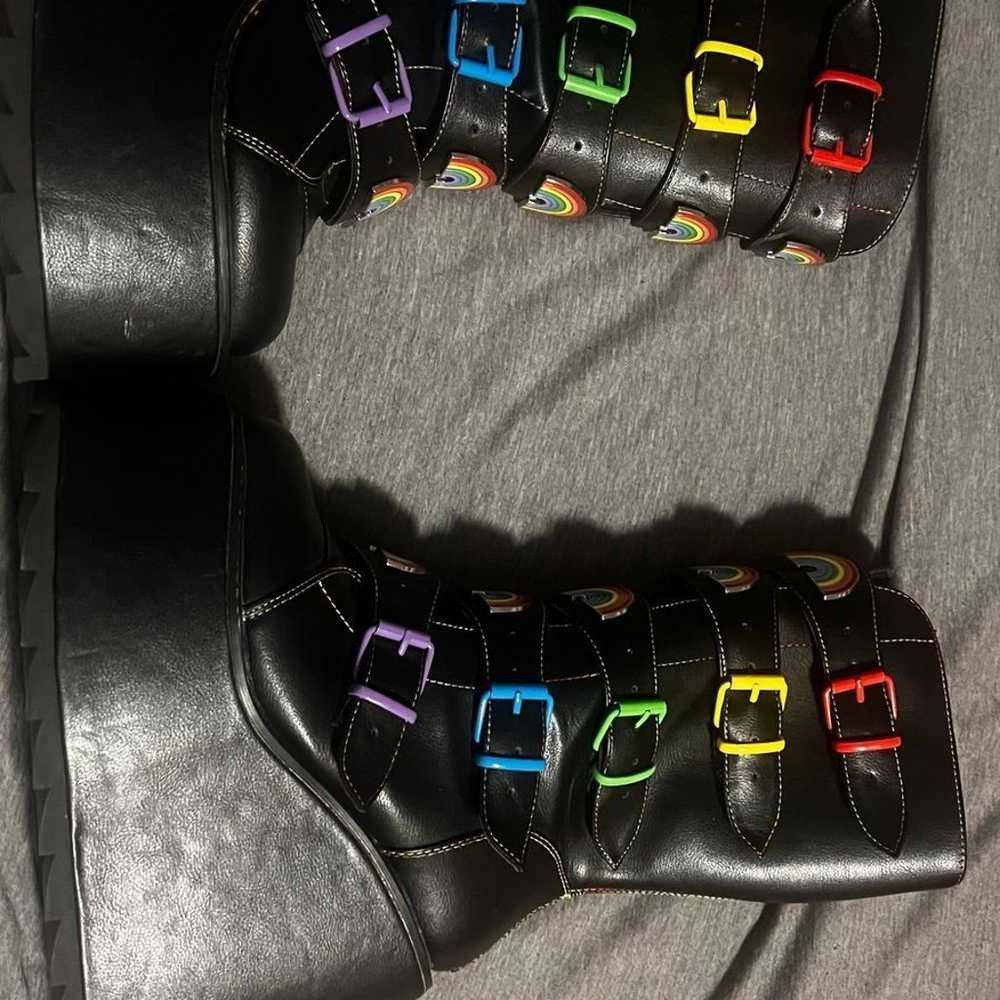 YRU rainbow boots - image 2