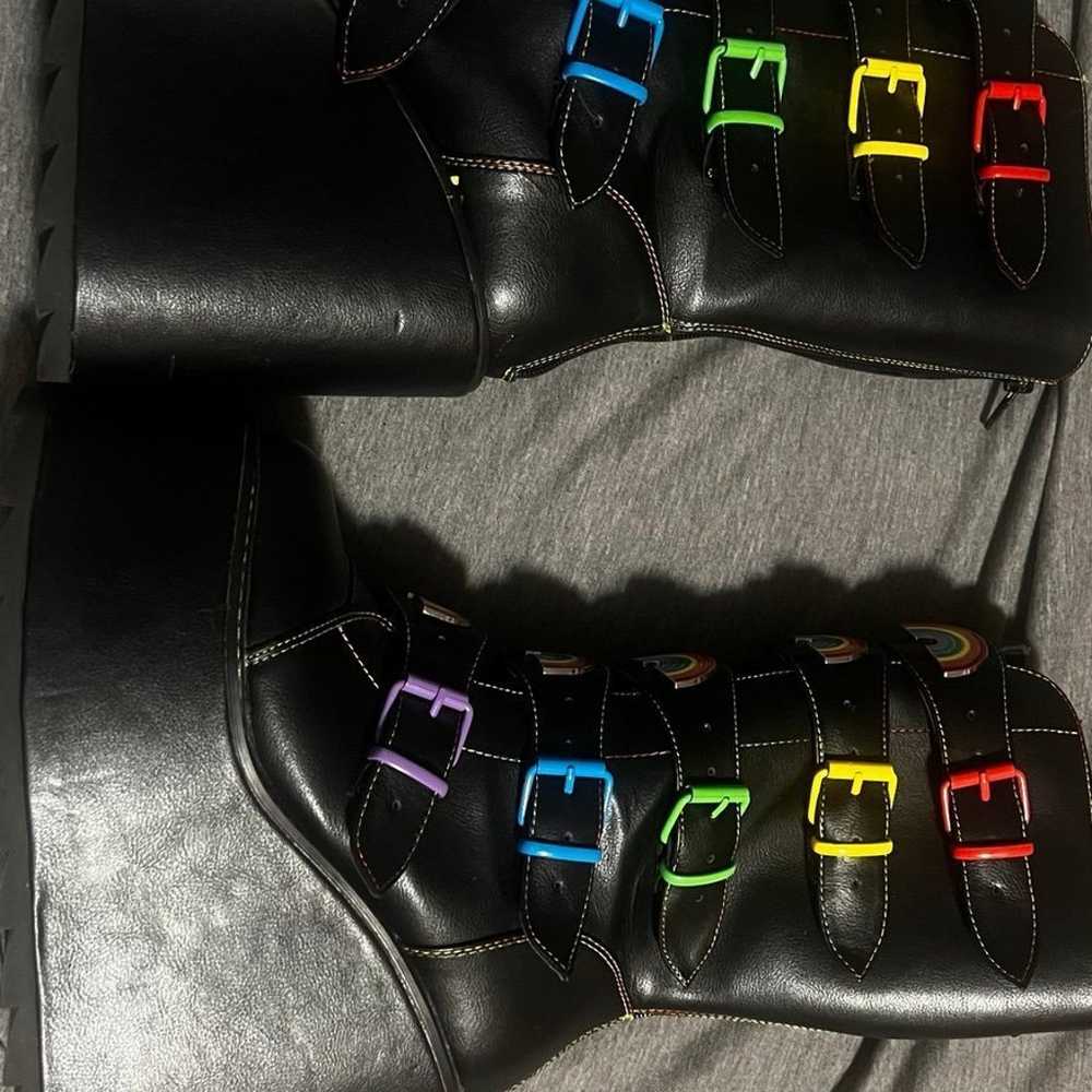 YRU rainbow boots - image 3