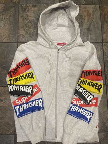Supreme x thrasher hoodie - Gem