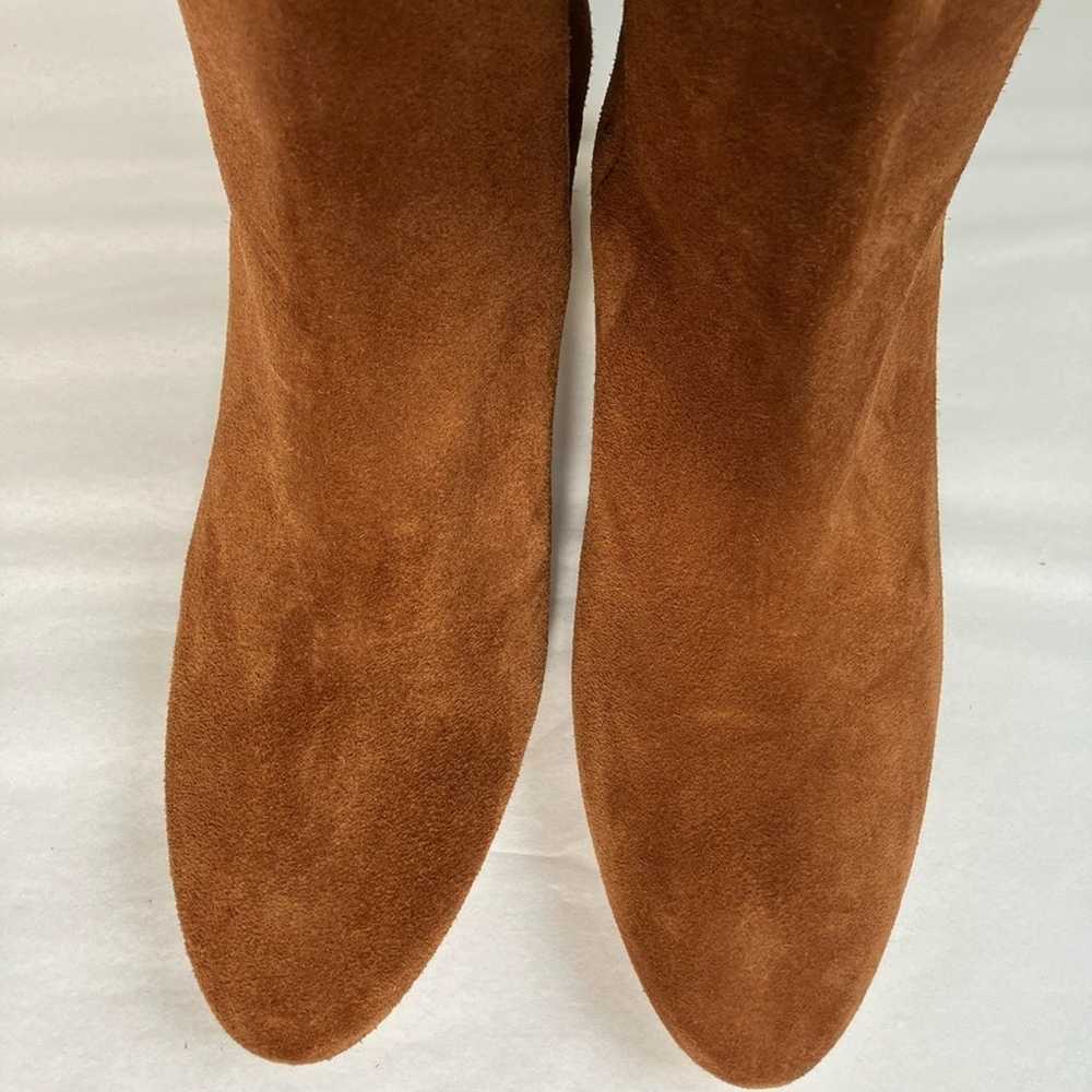 Aeyde Suede Knee High Boot leather tan pointed to… - image 2