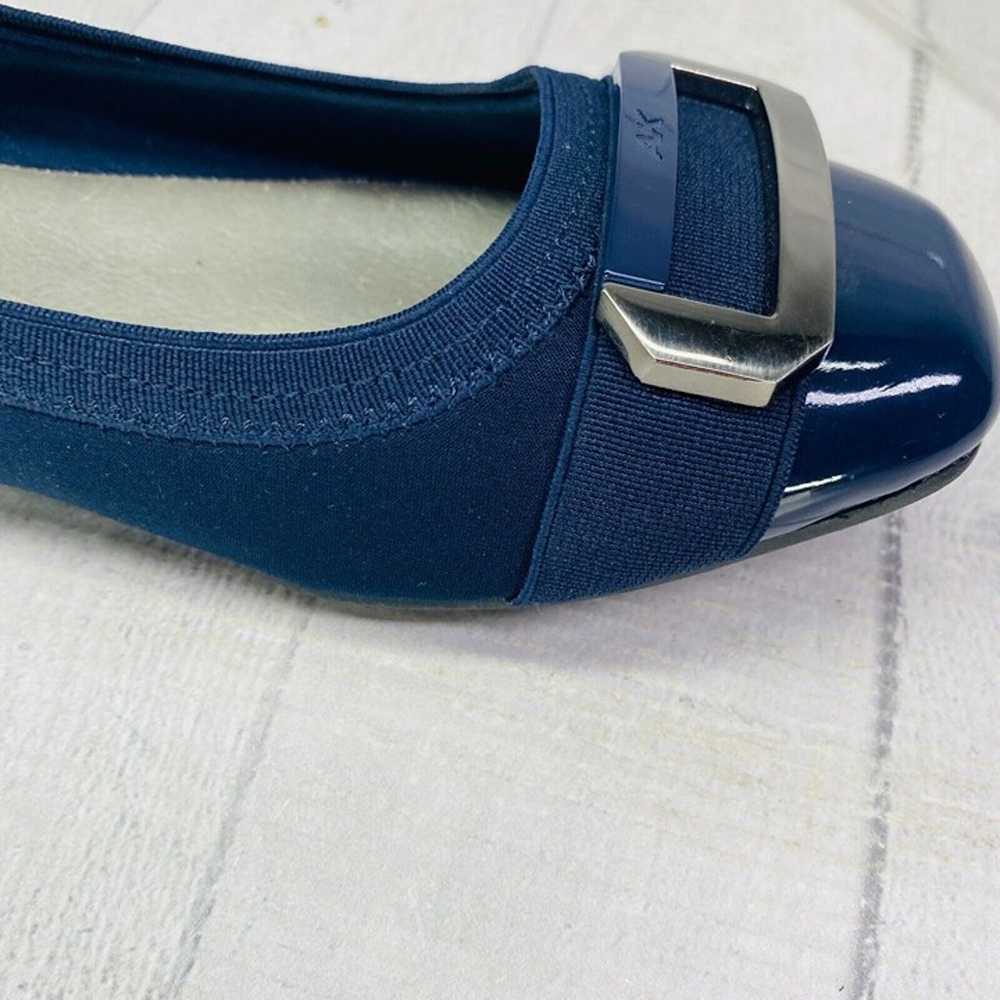 AK Anne Klein Sport UPLIFT Blue Slip On Metal Log… - image 12