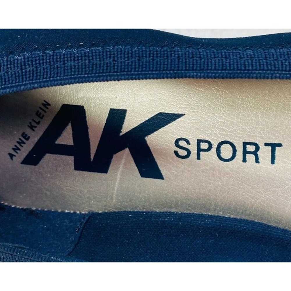 AK Anne Klein Sport UPLIFT Blue Slip On Metal Log… - image 9