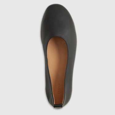 Quince Italian Leather Glove Ballet Flats in Black