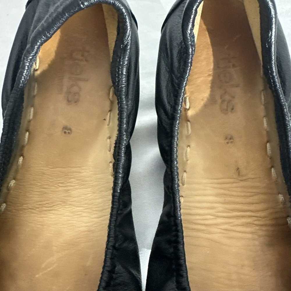 TIEKS by Gavrieli Black Leather Ballet Flats Wome… - image 2