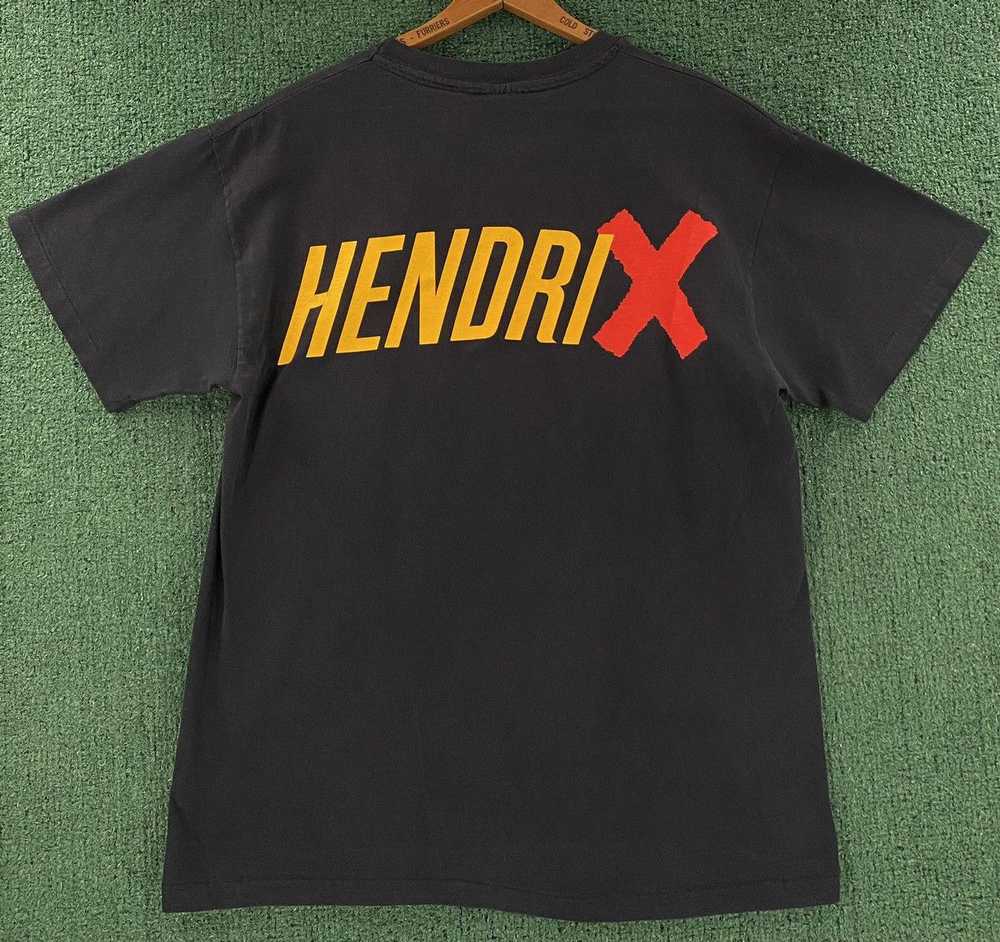 Hanes VTG 1991 Jimi Hendrix Double Sided T-Shirt … - image 4