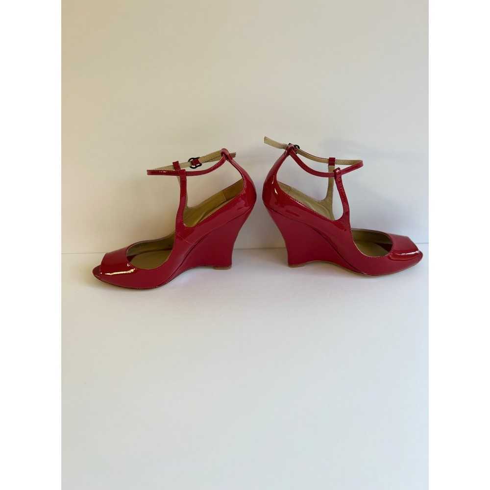 Paco Gil Red Patent Leather Ankle Strap Open Toe … - image 3