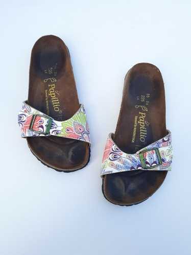 Papillio フローラルサンダル 38 BIRKENSTOCK Birkenstock Papillio Florida Womens 38 US 7 Narrow White