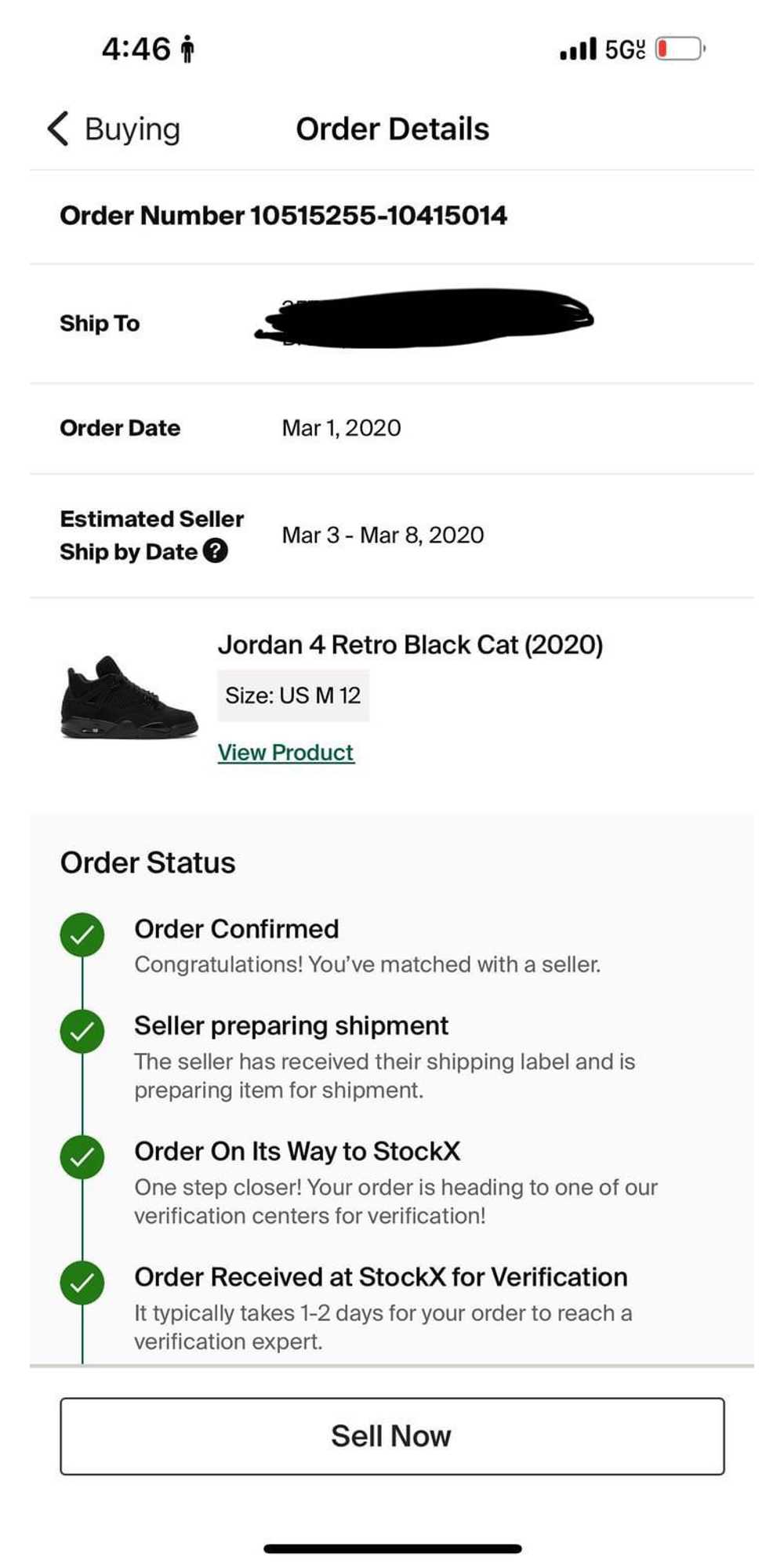 Jordan Brand Jordan 4 "Black Cats" Used - image 10