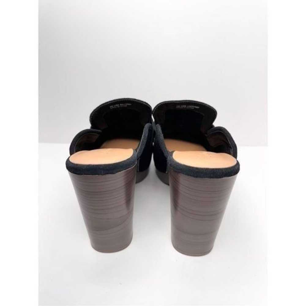 Splendid Clogs Vina Platform Size 10 Black Suede … - image 5