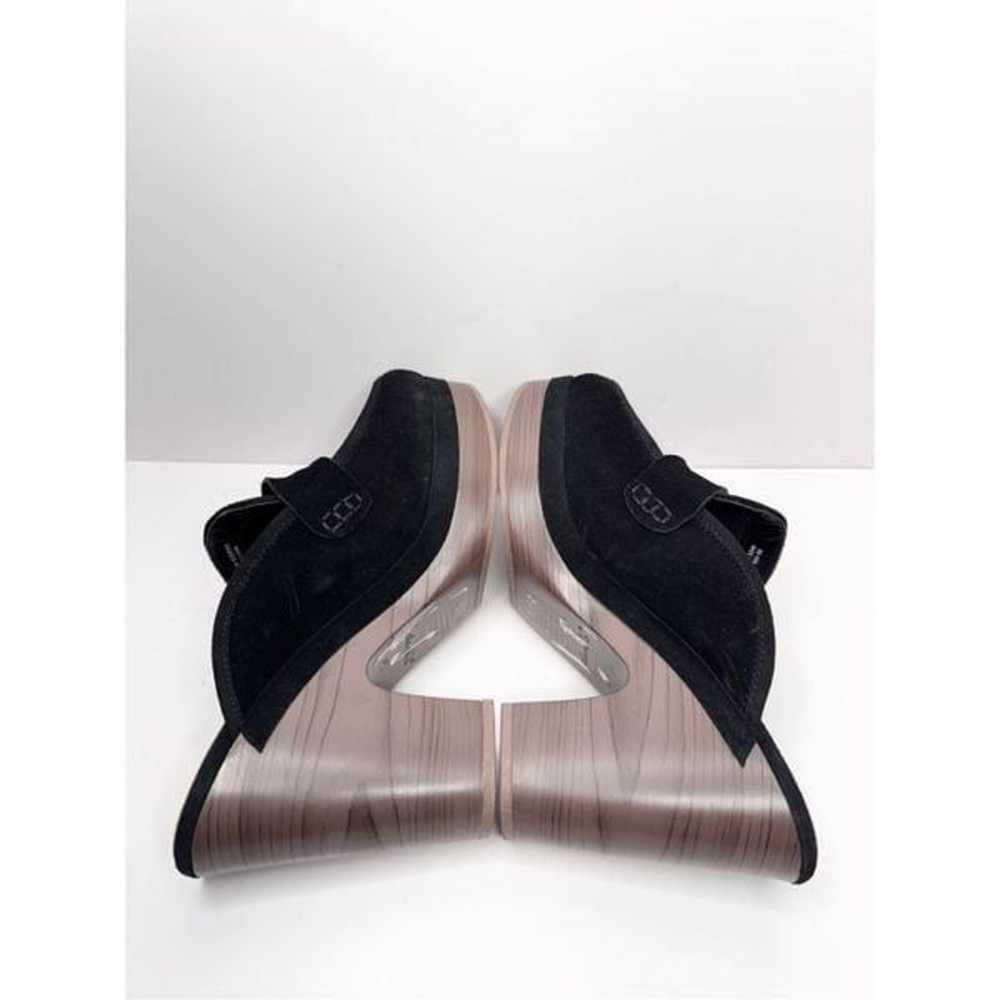 Splendid Clogs Vina Platform Size 10 Black Suede … - image 6
