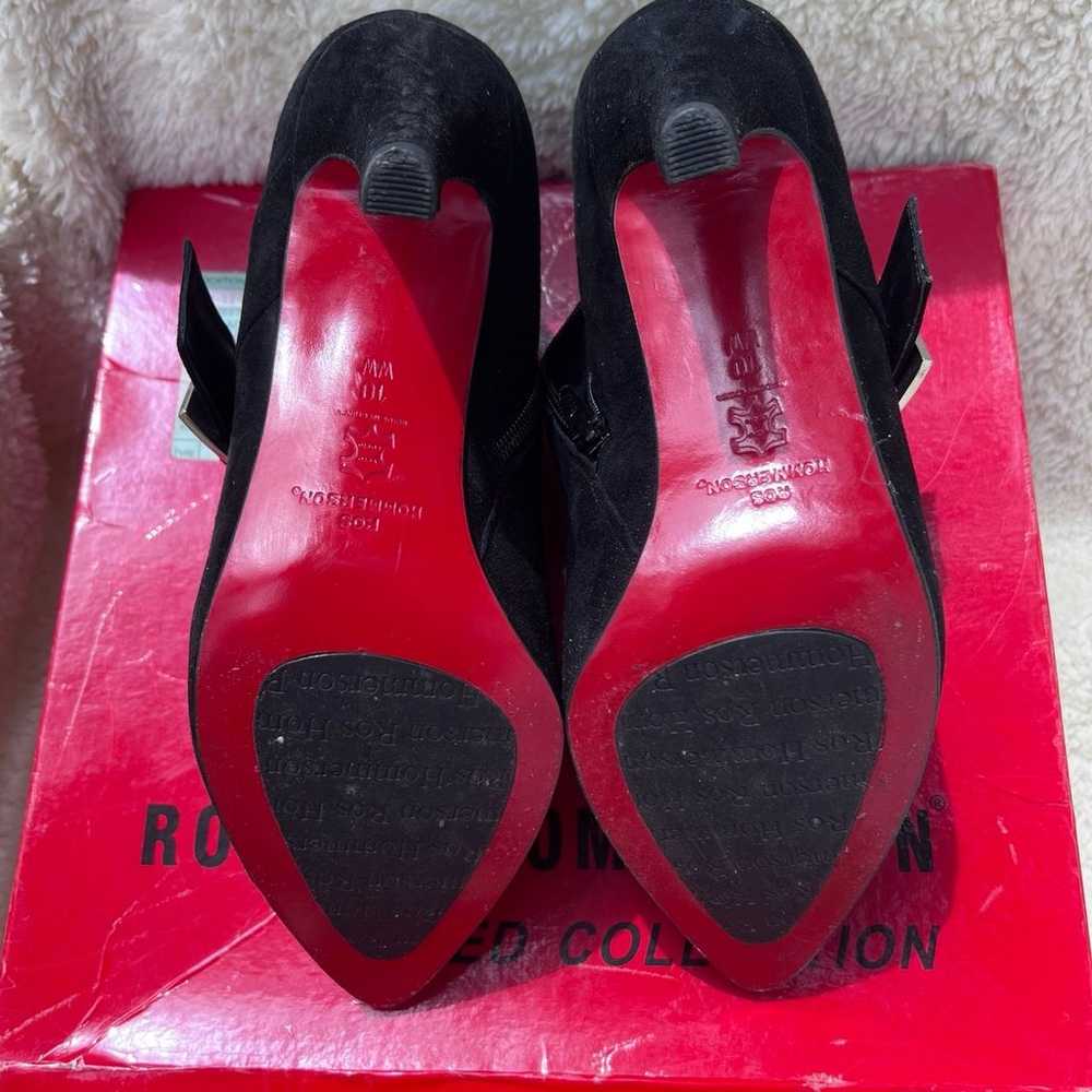 Ros Hommerson Red Collection Heels 10 ww (Red Bot… - image 7