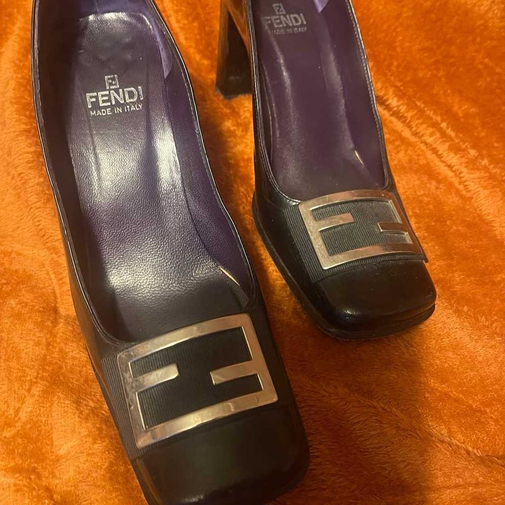 Fendi Heels Large Logo - image 2