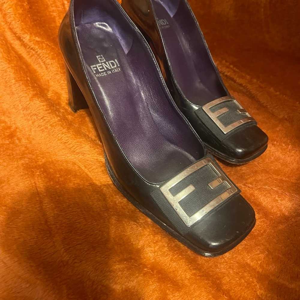 Fendi Heels Large Logo - image 3