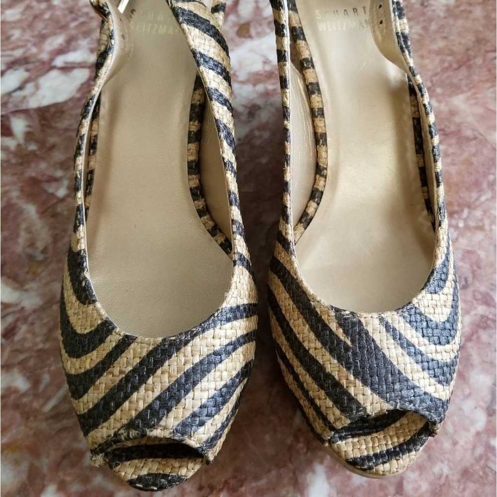 STUART WEITZMAN Women's High Wedge Shoes size 7,5 - image 2