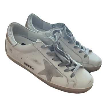 Golden Goose Superstar leather trainers