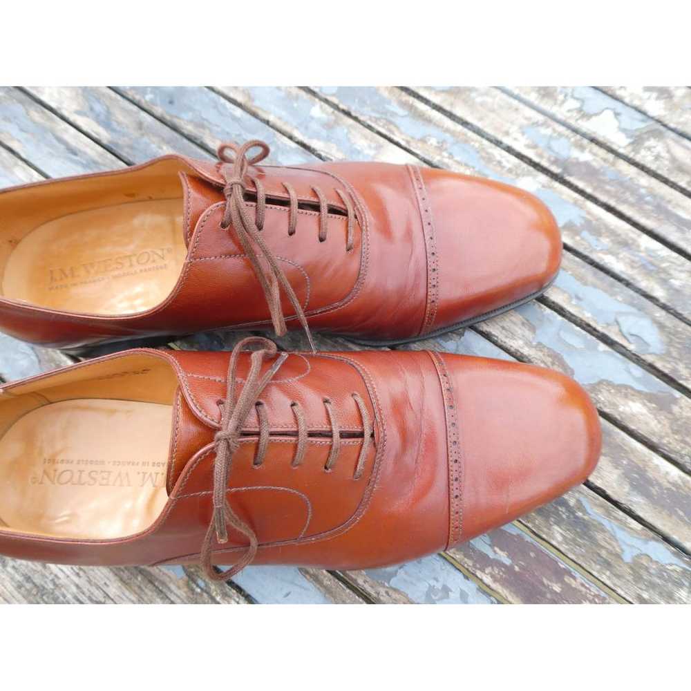 JM Weston Leather lace ups - image 10