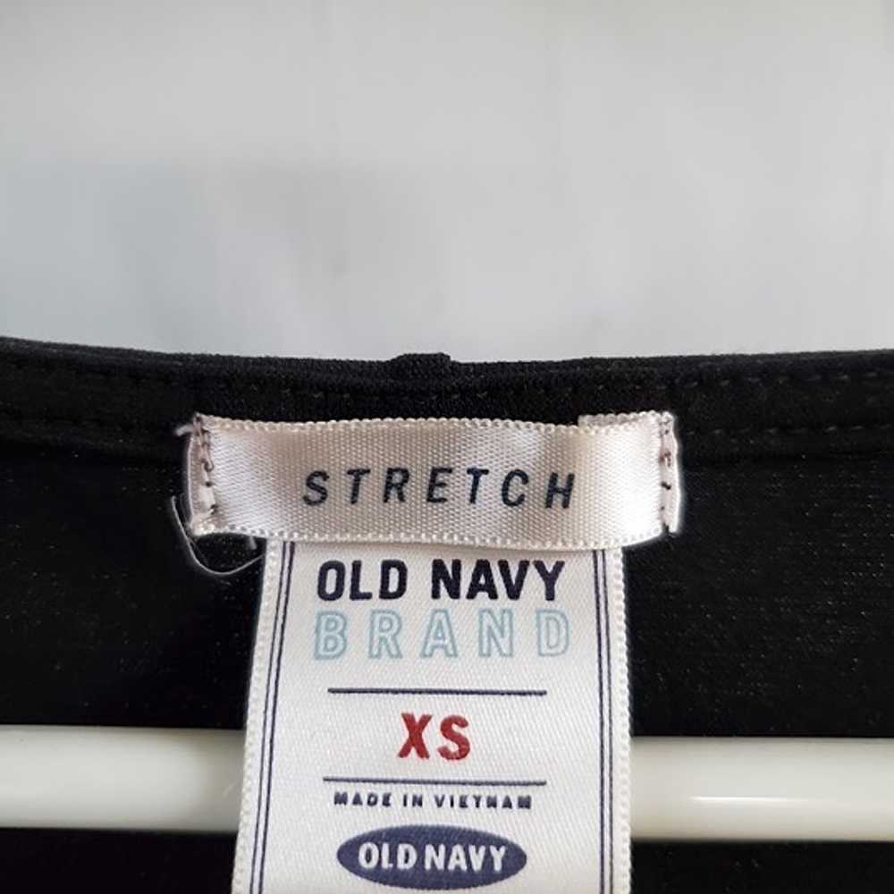 Vintage Y2K Black Old Navy Stretch slip dress, wi… - image 2