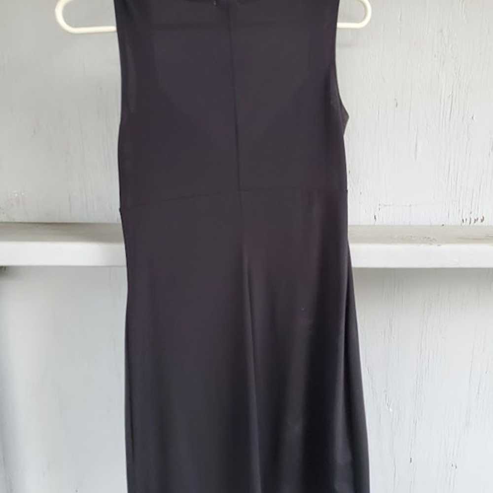 Vintage Y2K Black Old Navy Stretch slip dress, wi… - image 3