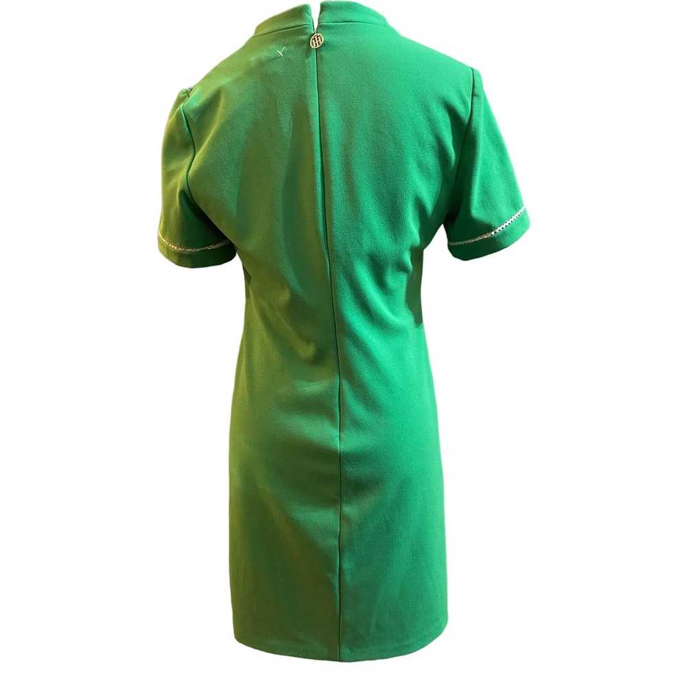 Tommy Hilfiger Lime green Sleeveless V Neck Dress - image 2
