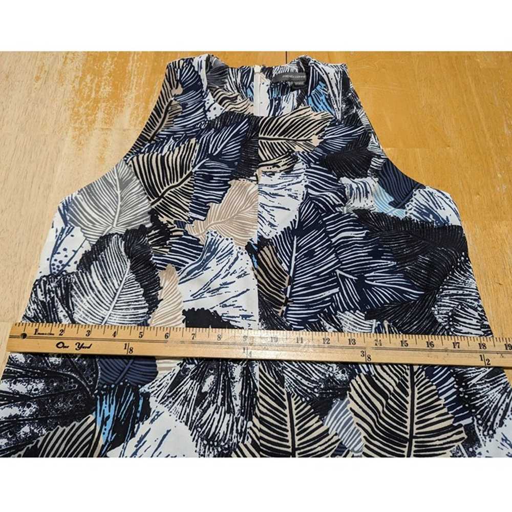 French Connection jumpsuit sleeveless leaf print … - image 11