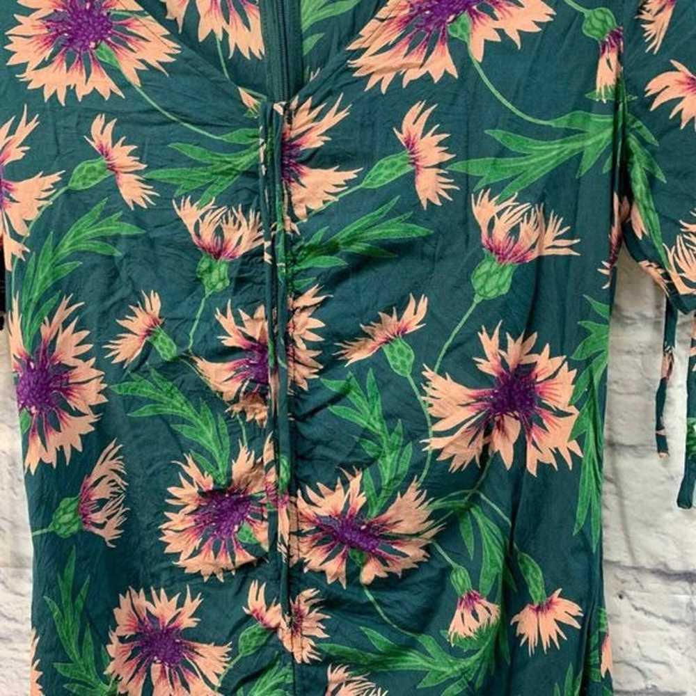 Urban Outfitters Dress Womens Small Green Floral … - image 6